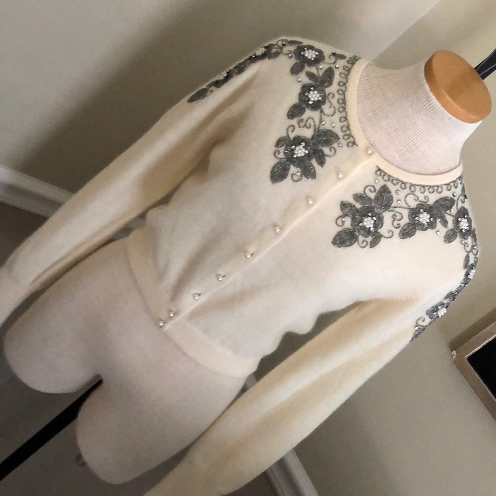 Elegant Embellished Cardigan by [Brand]